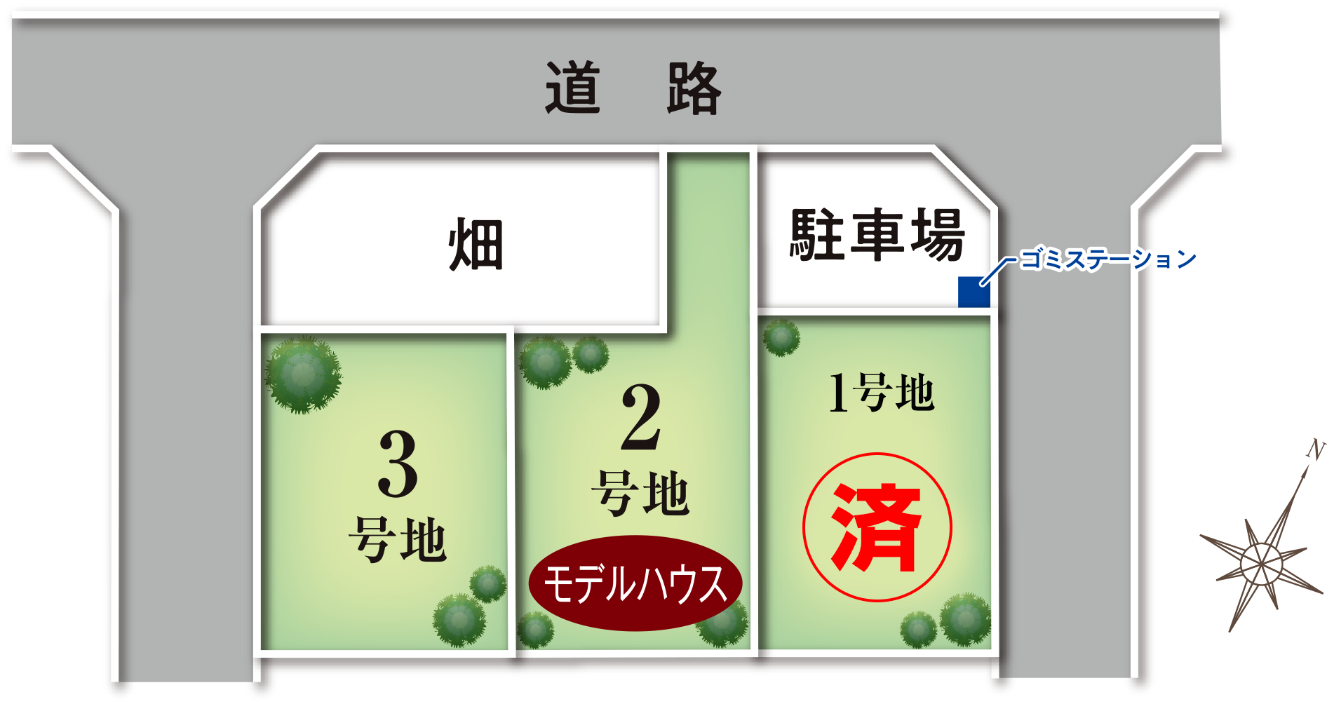 荒牧南4丁目 区画図