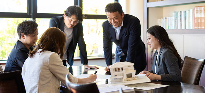 田中住建株式会社　入口　外観